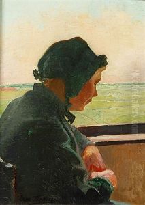 Jonge Vrouw In Profiel