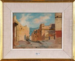Vue De Pompei by Leon Frederic