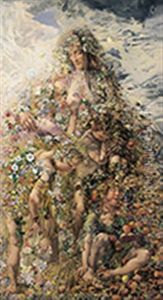 La Nature Ou La Fecondite by Leon Frederic