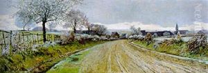 Le Givre A Nafraiture by Leon Frederic