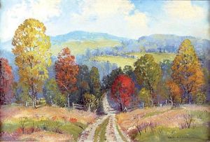 Rolling Hills In Autumn by Ernest Fredericks