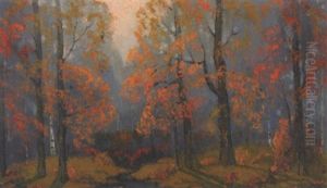 Autumn Scene by Ernest Fredericks