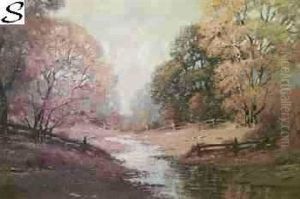Stream Landscape by Ernest Fredericks