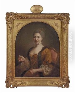 Portrait D'anne-marie Francoise Leroux D'esneval (nee En 1741) Portrait D'anne-marie Francoise Leroux D'esneval (nee En 1741)