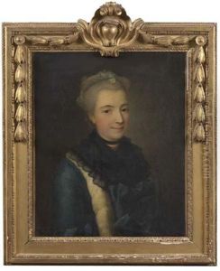 Portrait De La Marquise De Choiseul La Baume by Jean-Martial Fredou