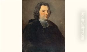 Portrait D'ecclesiastique by Jean-Martial Fredou