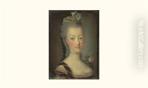 Portrait De Marie-antoinette Dauphine - view 1