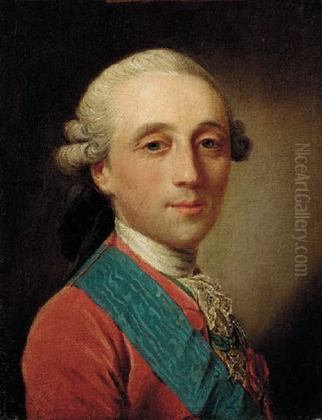 Portrait Of The Comte D'artois In A Pink Jacket, With The Order Of Saint Esprit - view 1