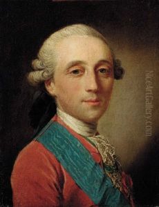 Portrait Of The Comte D'artois In A Pink Jacket, With The Order Of Saint Esprit