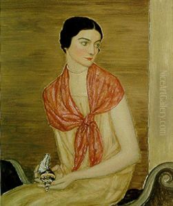 Portrait Of Miss Gladys Ffoulkesmith by Durr Freedley