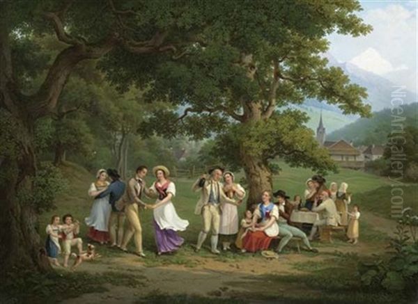 Landliche Festgesellschaft - view 1