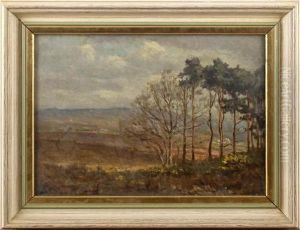 Cattle By A Farm by James Aumonier