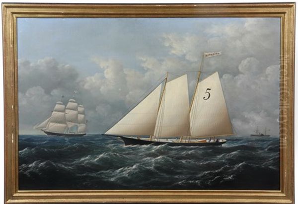 Ship's Portrait Of Pilot Boat 'favorita' - view 1