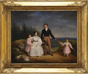 Portraits De La Famille De Nesselrode by Jacques-Noel-Marie Fremy