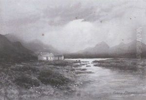 Cottage By A Lake by William Percy French
