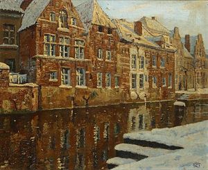 Zicht Te Gent by Lucien Frennet