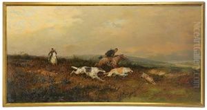 Hunting Scene by Rudolf Frentz the Elder