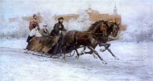 Reessa (the Sledge Ride) by Rudolf Frentz the Elder