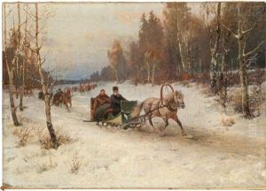 Sleigh Ride In Winter