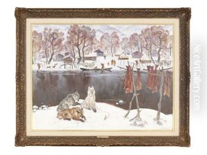 Autumn Of Kamchatka by Rudolf Feodorovich Frentz