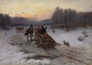 Shrovetide by Rudolf Feodorovich Frentz