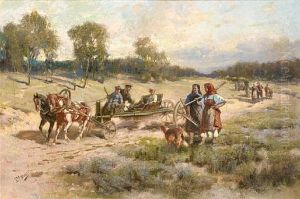 Summer Merriment by Rudolf Feodorovich Frentz