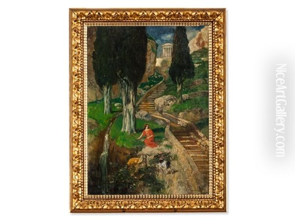 Landscape With Shepherdess - view 1