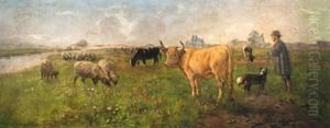 Die Herde Und Ihr Hirte by Oskar Frenzel