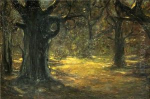 Mondnacht Im Wald by Oskar Frenzel