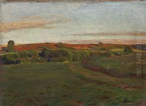 Spatsommertag Uber Weitlaufiger Landschaft Spatsommertag Uber Weitlaufiger Landschaft
