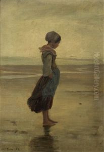 In Thought by Charles Edouard Frere