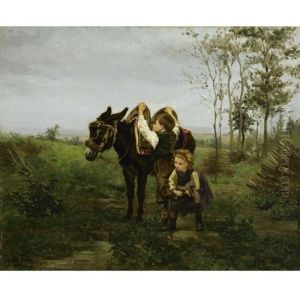 The Mule Ride by Charles Edouard Frere