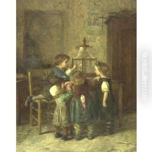 The Birdcage by Charles Edouard Frere