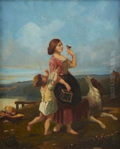 The Pet Bird by Charles Theodore Frere
