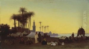 Crepuscule, Vue Prise A Djergeh