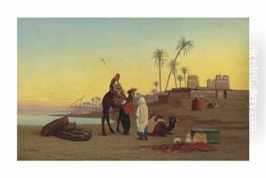 Baleane, Haute Egypte by Charles Theodore Frere
