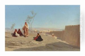 Outside The City Walls, Jerusalem by Charles Theodore Frere