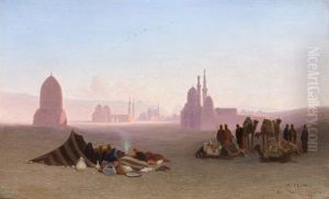 Vue Du Caire by Charles Theodore Frere