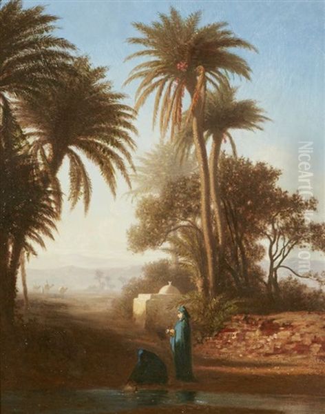 Femmes Pres D'un Mausolee - view 1
