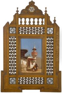 Une Mosque A Constantinople by Charles Theodore Frere