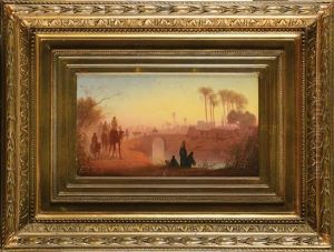 Le Soir, Haute-egypte by Charles Theodore Frere