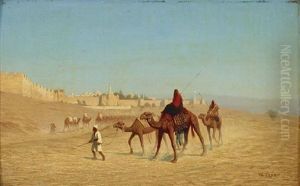 View Of Jerusalem In The Direction Of Jaffa Gate by Charles Theodore Frere