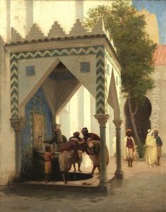 Le Lavoir by Charles Theodore Frere