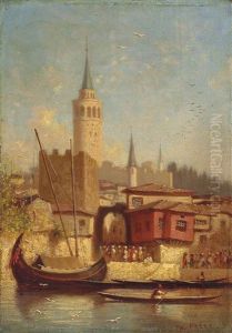 The Galata Tower, Constantinople