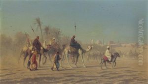 Jerusalem, Effet Du Matin by Charles Theodore Frere