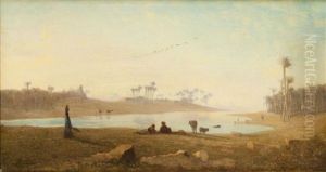 Sur Les Bords Du Nil, Memphis by Charles Theodore Frere