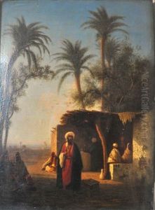 Village D'algerie by Charles Theodore Frere
