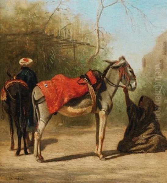 Etudes D'anes Au Caire (study) - view 1