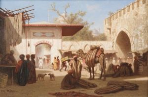 Quartier Yeni Djami, Stamboul by Charles Theodore Frere