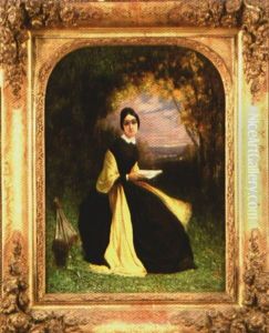 Portrait (marie-felicita Garcia Dite La Malibran?) by Charles Theodore Frere